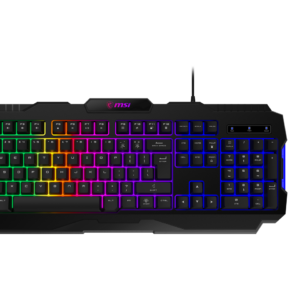 MSI FORGE GK100 COMBO Gaming Keyboard & Gaming Mouse, 6-Mode RGB, up to 6,400 DPI, Black